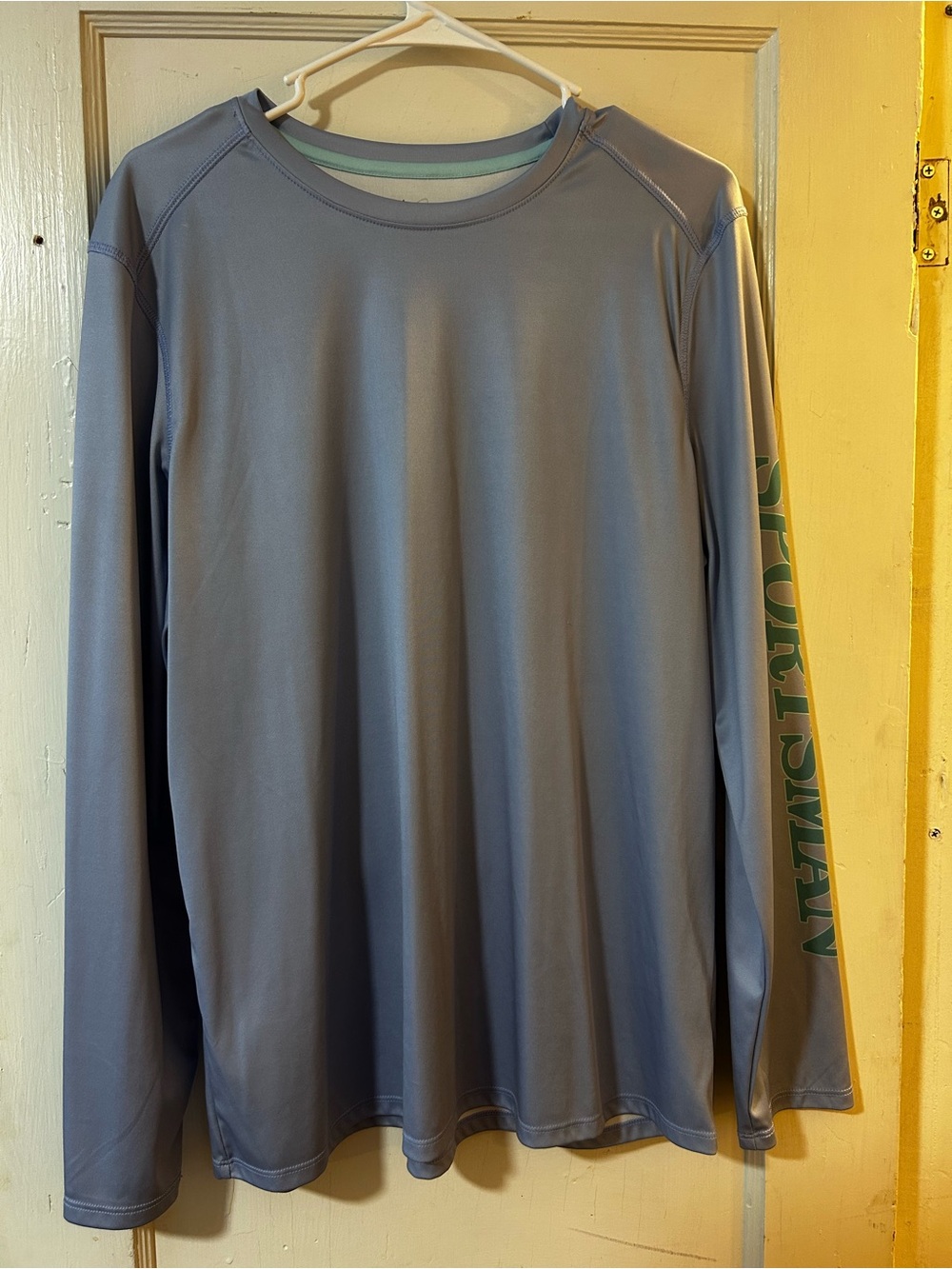 Ladies Performance UPF Long-sleeve in Slate Blue